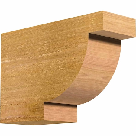 Ekena Millwork Alpine Rough Sawn Rafter Tail, Western Red Cedar, 4"W x 8"H x 12"L RFT04X08X12ALP00RWR